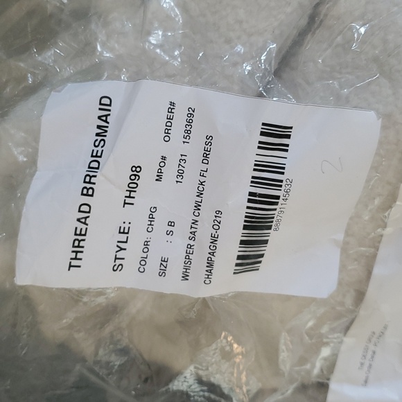 The Dessy Group Style TH098. Champagne Color. Never worn and not altered - Picture 2 of 10